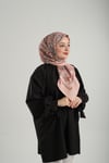Somon Desenli Eşarp Bambu Çiçek Dijital Baskılı - Hürrem Bone 202208_39