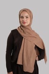 Somon Düz Klasik Ria Şal İtalyan Dikişli Pamuk Caz Sade - Hürrem Bone 202130_39