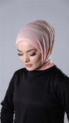 Somon Pratik Hazır Geçmeli Tesettür Eşarp Sandy Kumaş Arkadan Çıtçıtlı - Hürrem Bone 2206_39