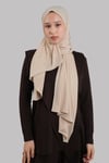Sütlü Kahve Düz Klasik Şal Dikişli Premium Jersey Sade - Hürrem Bone 202129_26