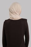 Sütlü Kahve Düz Klasik Şal Dikişli Premium Jersey Sade - Hürrem Bone 202129_26