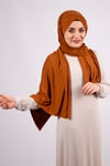 Taba Arkadan Bağlamalı Şal Viskon Kumaş Üç Bantlı - Hürrem 2103