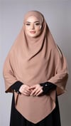 Taba Pratik Hazır Geçmeli Tesettür Eşarp Medine İpeği Kumaş Arkadan Bağlamalı Çift Katlı Sufle Hijab - Hürrem Bone 2302_33