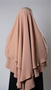 Taba Pratik Hazır Geçmeli Tesettür Eşarp Medine İpeği Kumaş Arkadan Bağlamalı Çift Katlı Sufle Hijab - Hürrem Bone 2302_33