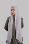 Taş Pratik Hazır Geçmeli Şal Desenli Şifon Hijab Boneli - Hürrem Bone 2415_46
