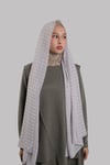 Taş Pratik Hazır Geçmeli Şal Desenli Şifon Hijab Boneli - Hürrem Bone 2415_46