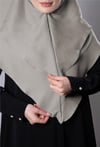 Taş Pratik Hazır Geçmeli Tesettür Eşarp Pamuk Caz Kumaş Çift Katlı Çapraz Hijab - Hürrem Bone 2304_46