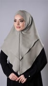 Taş Pratik Hazır Geçmeli Tesettür Eşarp Pamuk Caz Kumaş Çift Katlı Çapraz Hijab - Hürrem Bone 2304_46