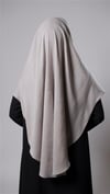Taş Pratik Hazır Geçmeli Tesettür Eşarp Pamuk Caz Kumaş Düz Hijab - Hürrem Bone 2306_46