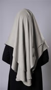 Taş Pratik Hazır Geçmeli Tesettür Eşarp Pamuk Caz Kumaş Çift Katlı Çapraz Hijab - Hürrem Bone 2304_46