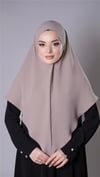 Taş Pratik Hazır Geçmeli Tesettür Eşarp Aerobin Kumaş Düz Hijab - Hürrem Bone 2309_46