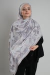 Taş Zera Şal Koleksiyon İtalyan Dikişli Mucize Kumaş Çiçek Desenli - Hürrem Bone 202132_46
