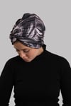 Violet Çapraz Büzgülü Tesettür Bone Sandy Desenli - Hürrem Bone 2511_21