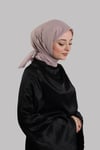 Violet Düz Klasik Eşarp İtalyan Dikişli Pamuk Caz Sade - Hürrem Bone 202210_21