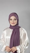 Violet Pratik Hazır Geçmeli Bone Şal Şifon Kumaş Kendinden Boneli Üç Bantlı - Hürrem Bone 1451_21