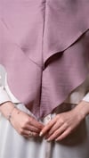 Violet Pratik Hazır Geçmeli Tesettür Eşarp Pamuk Caz Kumaş Çift Katlı Düz Hijab - Hürrem Bone 2303_21
