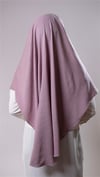 Violet Pratik Hazır Geçmeli Tesettür Eşarp Pamuk Caz Kumaş Tek Katlı Çapraz Hijab - Hürrem Bone 2305_21