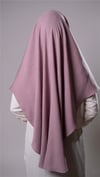 Violet Pratik Hazır Geçmeli Tesettür Eşarp Pamuk Caz Kumaş Düz Hijab - Hürrem Bone 2306_21