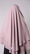 Violet Pratik Hazır Geçmeli Tesettür Eşarp Medine İpeği Kumaş Arkadan Bağlamalı Çift Katlı Sufle Hijab - Hürrem Bone 2302_21
