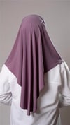 Violet Pratik Hazır Geçmeli Tesettür Eşarp Sandy Kumaş Yırtmaçlı Düz Hijab - Hürrem Bone 2310_21