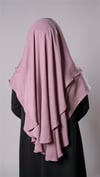Violet Pratik Hazır Geçmeli Tesettür Eşarp Pamuk Caz Kumaş Çift Katlı Çapraz Hijab - Hürrem Bone 2304_21