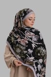 Violet Zera Şal Koleksiyon İtalyan Dikişli Mucize Kumaş Çiçek Desenli - Hürrem Bone 202132_21