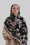 Violet Zera Şal Koleksiyon İtalyan Dikişli Mucize Kumaş Çiçek Desenli - Hürrem Bone 202132_21