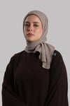 Vizon Düz Klasik Eşarp İtalyan Dikişli Relax Kumaş Sade - Hürrem Bone 202209_10