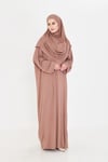 Vizon İki Parça Namaz Elbisesi Viskon Düz - Hürrem Bone 2504_10