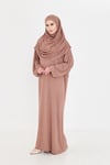 Vizon İki Parça Namaz Elbisesi Viskon Düz - Hürrem Bone 2504_10
