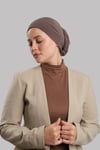 Vizon Versa Kuyruklu Pratik Tesettür Bone Sandy Büzgülü - Hürrem Bone 2515_10