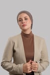 Vizon Versa Kuyruklu Pratik Tesettür Bone Sandy Büzgülü - Hürrem Bone 2515_10