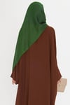 Zümrüt Düz Klasik Şal Turlu Polyester Lüx Janjan - Hürrem Bone 202126_37