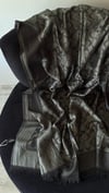 ANTRASİT COACH KAŞMİR İPEK ŞAL