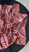 BORDO DIOR EŞARP 