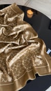 C DESEN GOLD VUAL İPEK ŞAL