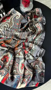 ETRO DESEN GRİ ÇOK RENKLİ ŞAL 