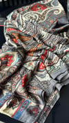 ETRO DESEN GRİ ÇOK RENKLİ ŞAL 