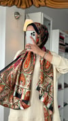 ETRO DESEN SİYAH GEÇİŞLİ ÇOK RENKLİ ŞAL 