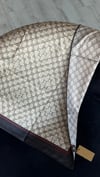 G DESEN YALDIZLI SİYAH GEÇİŞLİ  ÇİFT YÖNLÜ EŞARP