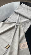 GÜMÜŞ GUCCİ YÜN İPEK ŞAL