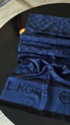 LACİVERT KAŞMİR İPEK MK ŞAL