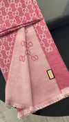 NEW ! PEMBE G YÜN İPEK ŞAL