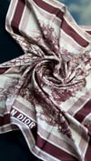 ORJİNAL DESEN BORDO TWİL EŞARP