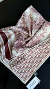 ORJİNAL DESEN BORDO TWİL EŞARP