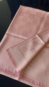 PUDRA PEMBE / SİMLİ İPEK ŞAL