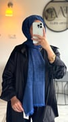 SAKS MAVİ / G KAŞMİR / YÜN İPEK ŞAL