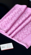 ŞEKER PEMBE İPEK PAMUK ŞAL