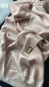 SOFT PUDRA  GUCCİ YÜN İPEK ŞAL