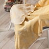  Bebek Battaniyesi %100 Doğal Pamuk Antialerjik 80cm X 120cm Sarı